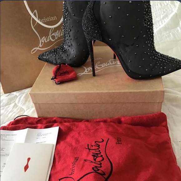 Christian Louboutin Constella Crystal Boots - Picture 4 of 6